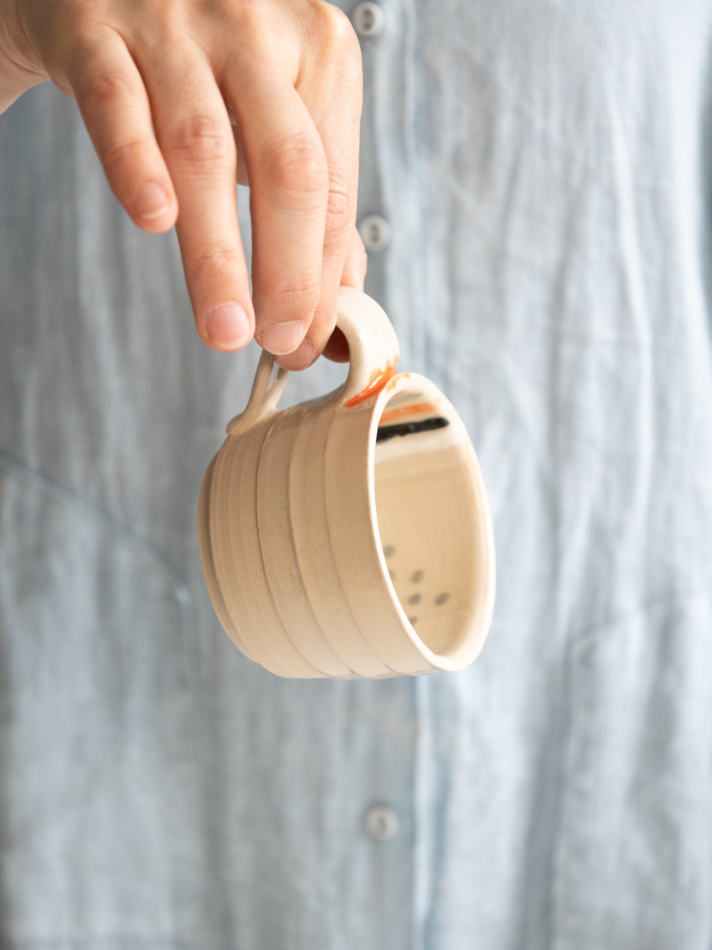 Cappuccino-Tasse mit Henkel